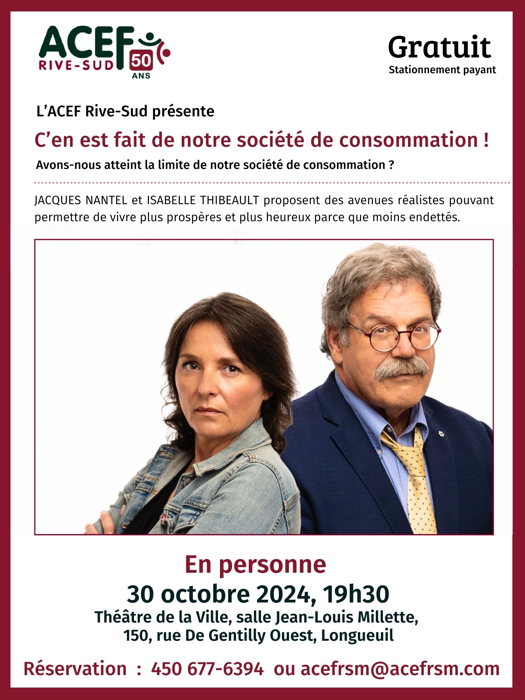 Affiche Conférence 50e