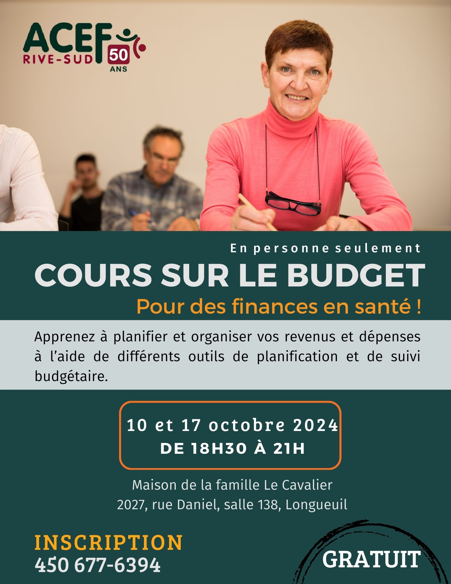 Affiche Cours sur le budget